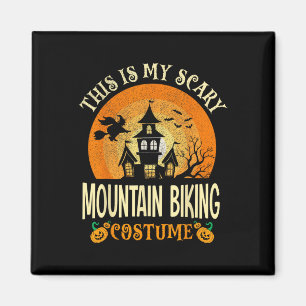 Dit is mijn enge mountainbikekostuum Halloween Magneet