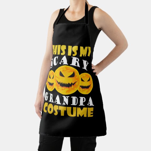 Dit is mijn enge opa kostuum T-shirt Schort (Insitu)