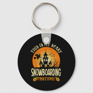 Dit is mijn enge snowboardkostuum Halloween Sleutelhanger