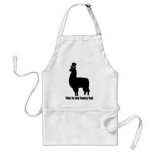 Dit is mijn Fancy Pet Llama Apron Standaard Schort