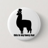 Dit is mijn Fancy Pet Llama Button (Voorkant)