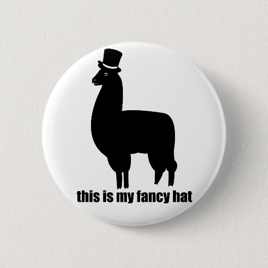 Dit is mijn Fancy Pet Llama Button (Voorkant)