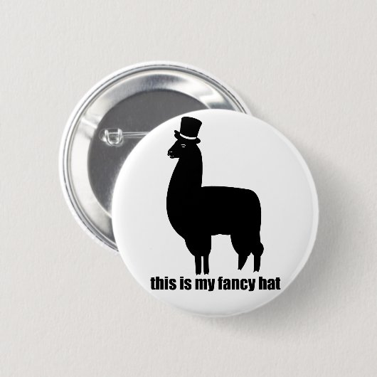 Dit is mijn Fancy Pet Llama Button (Voorkant /achterkant)