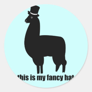 Dit is mijn Fancy Pet Llama Stickers