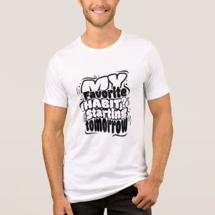 Dit is mijn favoriete gewoonte Tri-Blend shirt