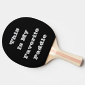 Dit is mijn favoriete Ping Pong Paddle Tafeltennisbatje (Zijkant)
