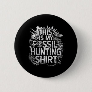 Dit is mijn fossielenjacht-Shirt Funny Paleontolog Ronde Button 5,7 Cm