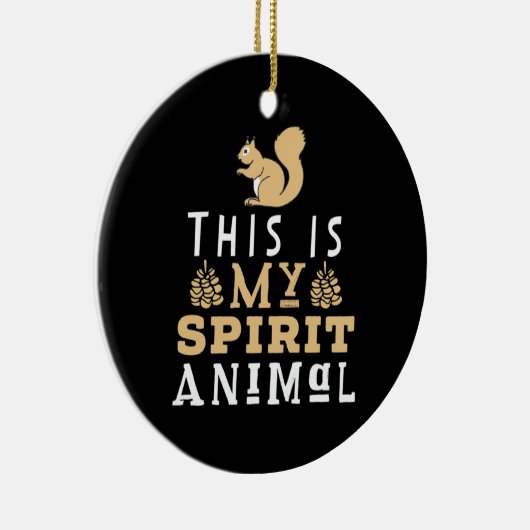 Dit is mijn geest keramisch ornament (Rechts)