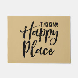 Dit is mijn gelukkige plek deurmat