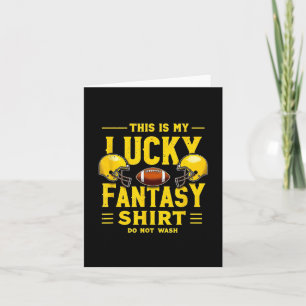 Dit Is Mijn Geluks Fantasy Football Shirt Niet Wa- Kaart
