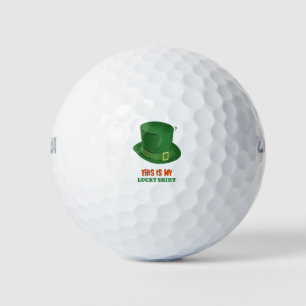 Dit Is Mijn Geluks Overhemd Golfballen