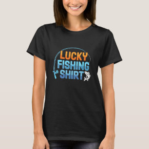 Dit Is Mijn Geluksvisser Visser - Retro Veel Geluk T-shirt