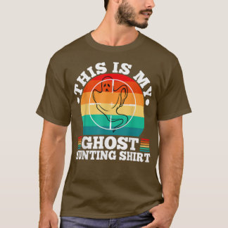 Dit is mijn Ghost Hunting, Retro Halloween Scary G T-shirt