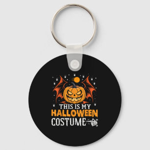 Dit is mijn grappige pompoen Halloween kostuum Sleutelhanger
