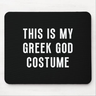 Dit is mijn Griekse god Halloween kostuum grappig Muismat
