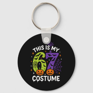 Dit is mijn Halloween 67 kostuum grappig 67 Hallow Sleutelhanger