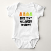 Dit is mijn Halloween kostuum Funny Ghosts Romper (Voorkant)