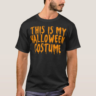 Dit is mijn Halloween kostuum Halloween Couples Co T-shirt