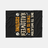 Dit is mijn Halloween kostuum Mannen Vrouwen Grapp Fleece Deken (Voorkant (Horizontaal))