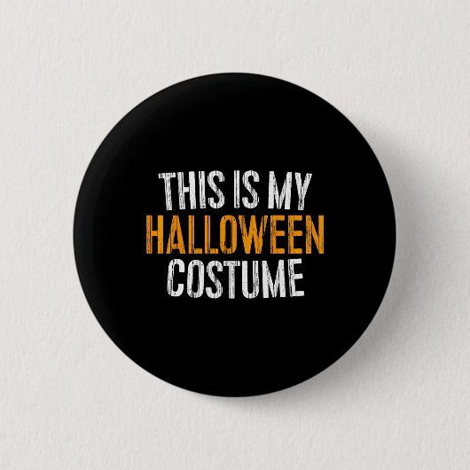 Dit is mijn halloween kostuum ronde button 5,7 cm (Voorkant)