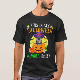 Dit is mijn Halloween Pajama Chihuahua Dog Costume T-shirt
