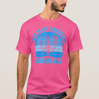 Dit is mijn Hanukkah Pajama Funny Chanukah Menorah T-shirt