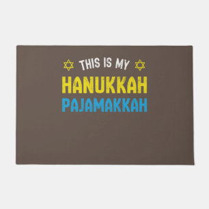 Dit is mijn hanukkah Pajamakkah, grappige Happy Ha Deurmat