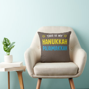Dit is mijn hanukkah Pajamakkah, grappige Happy Ha Kussen