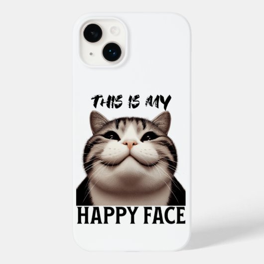 Dit is mijn Happy Face Case-Mate iPhone Case (Achterkant)