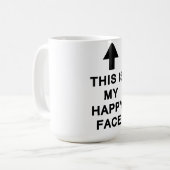 Dit is mijn Happy Face Koffiemok (Voorkant links)