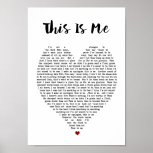 Dit is mijn hartzong Lyric Wall Art print