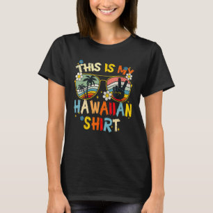 Dit Is Mijn Hawaiaanse Luau Aloha Hawaii Strand Gr T-shirt