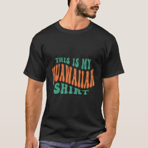 Dit Is Mijn Hawaiiaanse Tropische Luau Pyjama T-shirt