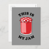 Dit is mijn jam briefkaart (Voorkant / Achterkant)