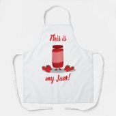 Dit is mijn Jam Strawberry Food Pun Schort (Voorkant)