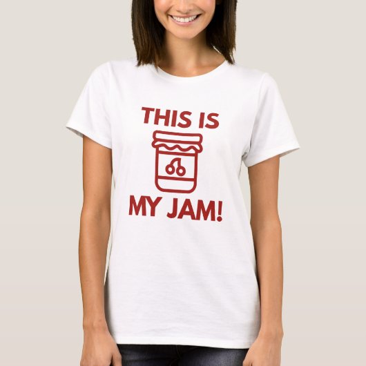 Dit is mijn jam! t-shirt (Voorkant)