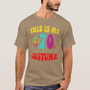 Dit is mijn jaren 70 kostuum groovy vrede Hallowee T-shirt