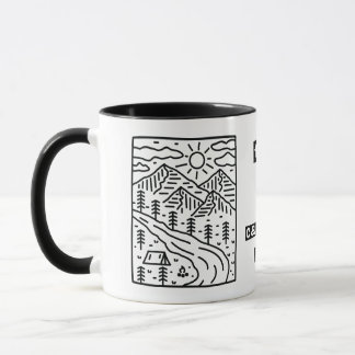 Dit is mijn kampeermok grappige camping mok koffie