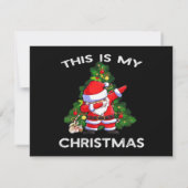 Dit is mijn kerst grappige kerstman (Achterkant)
