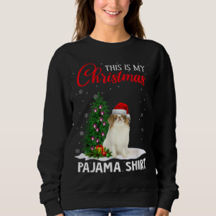 Dit is mijn kerst pyjama japans chin xmas hond trui