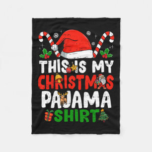 Dit Is Mijn Kerst Pyjama Leuk Kerstfeest Fleece Deken