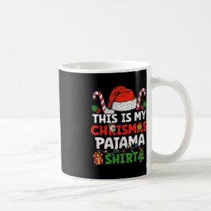 Dit is mijn kerst pyjama leuk Xmas familie vakanti Koffiemok