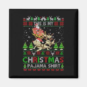 Dit Is Mijn Kerst Pyjama Shirt Baarddraag Draak S Magneet
