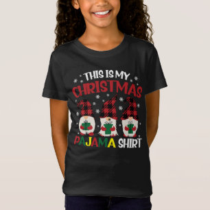 Dit is mijn kerst pyjama shirt familie kabouters 