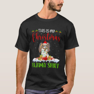 Dit is mijn kerst pyjama Shirt Papillon Dog XMA