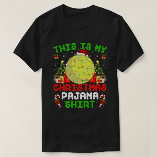 Dit is mijn kerst pyjama Shirt veld hockey chr (Design voorkant)