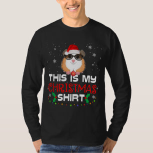 Dit is mijn kerst pyjama T-shirt cavia chr