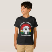 Dit is mijn kerst pyjama voetbal kerst t-shirt (Voorkant volledig)