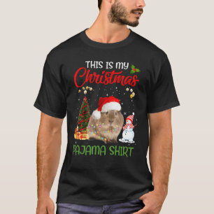 Dit is mijn kerstboom met Pajama Guinee-Varkens T-shirt