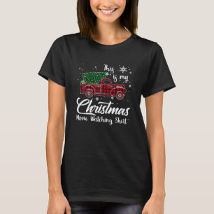 Dit is mijn kerstfilm die rondvliegt in de boom t-shirt